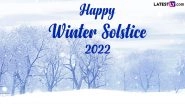 Winter Solstice 2022 Greetings & First Day of Winter Images: WhatsApp Messages, HD Wallpapers and SMS To Share on the Shortest Day of the Year