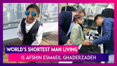 World’s Shortest Man Living Afshin Esmaeil Ghaderzadeh From Iran Sets Guinness World Record, Measures 65.24 cm