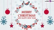 Merry Christmas 2022 and Happy New Year 2023 Greetings, Wishes & HD Images: Celebrate Xmas and HNY in Advance By Sharing WhatsApp Messages, Telegram Photos, GIFs and Wallpapers