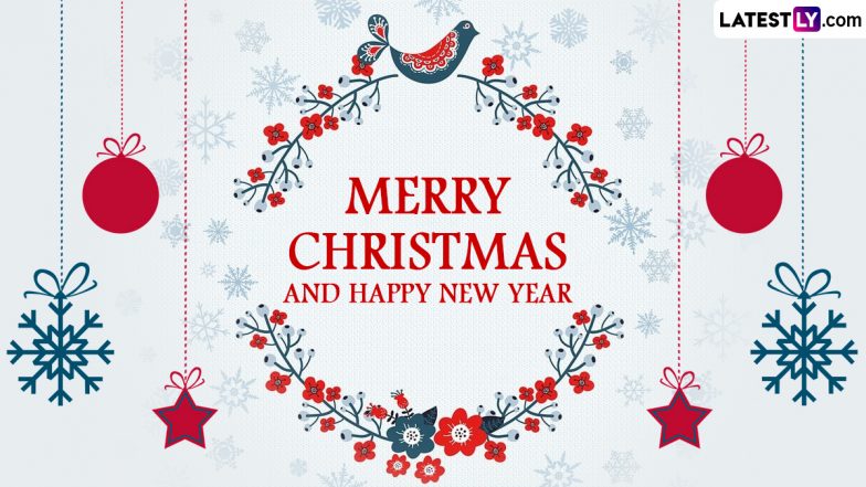 Merry Christmas 2022 and Happy New Year 2023 Greetings, Wishes & HD Images: Celebrate Xmas and HNY in Advance By Sharing WhatsApp Messages, Telegram Photos, GIFs and Wallpapers | ???????? LatestLY