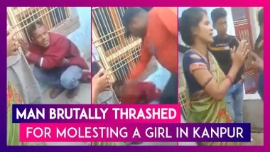 E-Rickshaw Driver Brutally Thrashed For Molesting A Girl In Kanpur, Uttar Pradesh