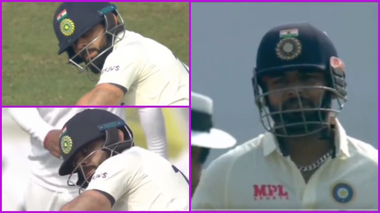 Virat Kohli Gives Stern Look at Rishabh Pant After Nearly Getting Run Out in IND vs BAN 2nd Test (See Video)