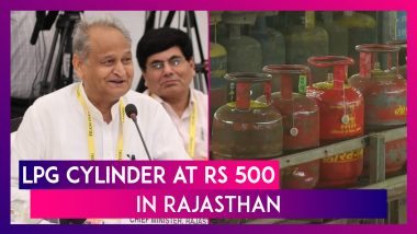 Ashok Gehlot Announces 12 LPG Cylinders A Year At Rs 500 Each For BPL Families In Rajasthan