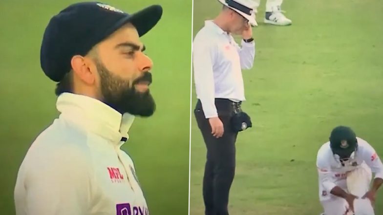 Animated Virat Kohli Tells Najmul Hasan 'Shirt Bhi Khol Le Apna' Towards the End of IND vs BAN 2nd Test 2022 Day 2 (Watch Video)