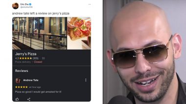 Andrew Tate Arrested Funny Memes and Jerry's Pizza Jokes Go Viral As ‘Top G’ Influencer Gets Detained in Romania, Faces Human Trafficking Charges