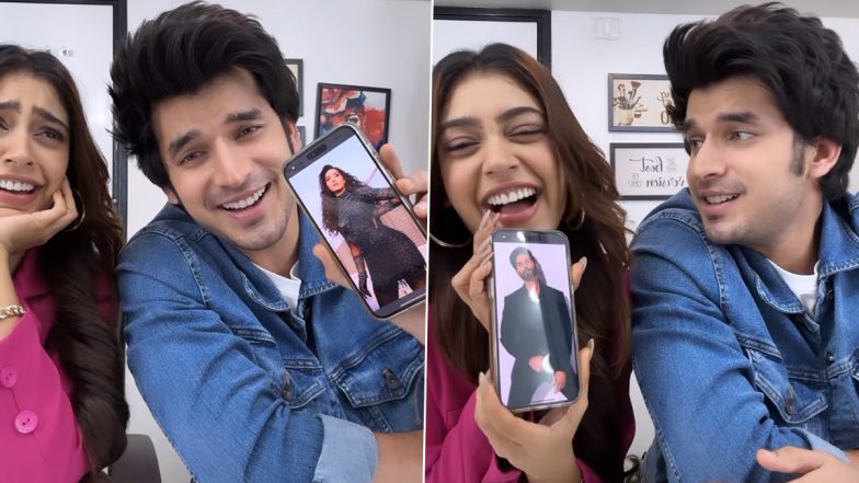 Paras Kalnawat and Niti Taylor Come Together for a New Project, Make an Interesting Reel on the Sets! (Watch Video)