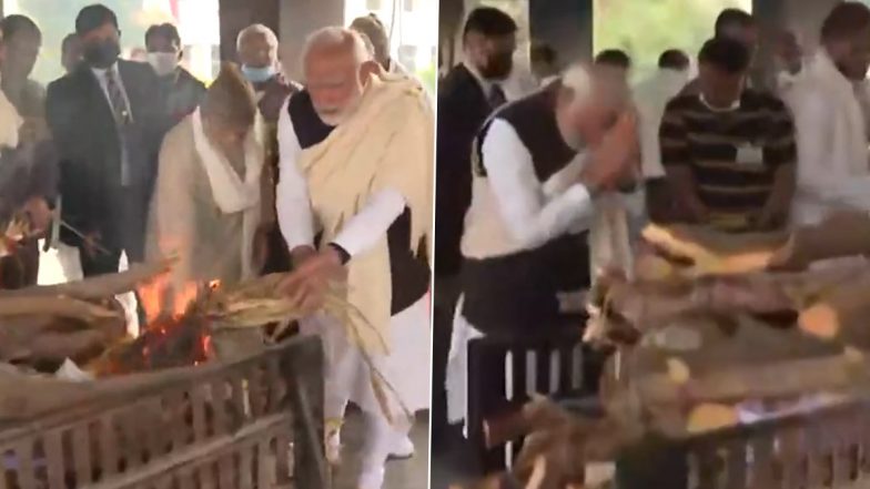 Heeraben Modi Last Rites: PM Narendra Modi's Mother Laid to Rest in Gujarat's Gandhinagar (Watch Video)