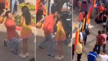 Ranbir Kapoor Caught Serenading Shraddha Kapoor in This Leaked Set Video From Luv Ranjan’s Next – Watch