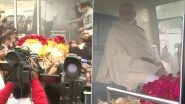 Heeraben Modi Last Rites: PM Narendra Modi Bids Adieu to His Mother As the Centenarian Passes Away (See Pics and Video)