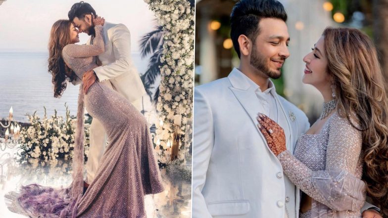 Sonarika Bhadoria – Vikas Parashar Roka Ceremony: The Actress Shares Pictures of Her Roka Ceremony by the Beach and It Is All Things Romantic! (View Photos)