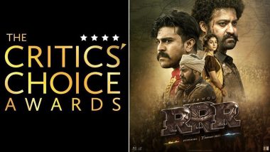 28th Annual Critics Choice Awards: RRR Nominated Across 5 Categories Including Best Picture, Best Director for SS Rajamouli