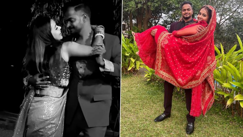 Newlyweds Devoleena Bhattacharjee and Shanwaz Shaikh Have a Romantic Dance on Their Wedding (Watch Video)