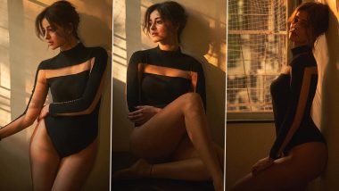 Ananya Panday Is a Total Seductress As She Poses in Black Sheer Bodysuit in New Pics on Instagram!