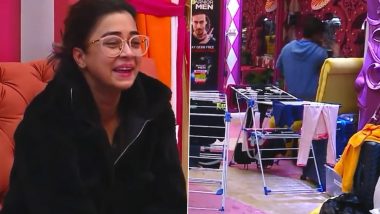Bigg Boss 16: Shalin Bhanot’s Cute Fall Makes Tina Datta Burst Into Uncontrollable Laughter; Fondly Calls Him ‘Cartoon’ (Watch Video)