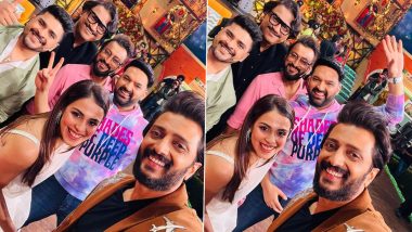 The Kapil Sharma Show: Riteish Deshmukh and Genelia D’souza Grace the Sets to Promote Their Upcoming Marathi Film ‘Ved’ (View Pics)