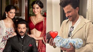 Anil Kapoor Turns 66! Sonam Kapoor Wishes Father With a Super Adorable Birthday Post, Shares His Cute Pic With Vayu