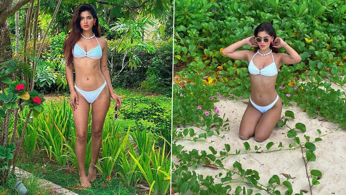 Karishma Sharma Xxx Video - Karishma Sharma Gives Off Jungle Queen Vibes in Her Powder Blue Bikini  (View Pics) | ðŸ‘— LatestLY