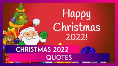 Christmas 2022 Quotes and Messages: Greet Your Family and Friends With Images & HD Wallpapers