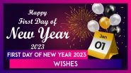 First Day of New Year 2023 Wishes and Greetings: Share WhatsApp Messages and HNY Quotes