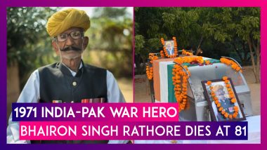 Bhairon Singh Rathore Dies At 81 At AIIMS-Jodhpur: PM Modi, Amit Shah Condole Death Of 1971 India-Pakistan War Veteran & Longewala Hero