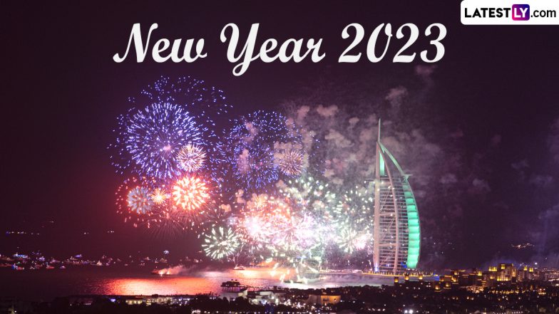 Dubai New Year 2023 Fireworks at Burj Khalifa Live Streaming: Watch Online Telecast of New Year’s Eve Celebration and Cutting-Edge Laser Light Show From World’s Tallest Building