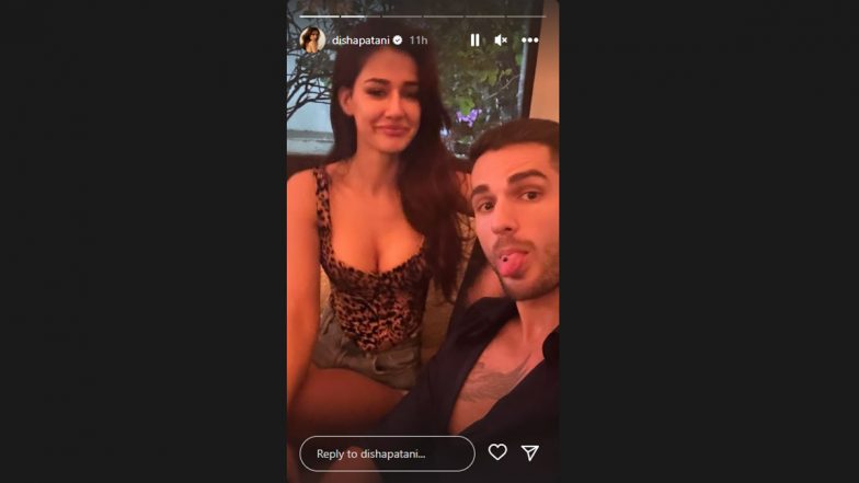 Is Disha Patani Dating Aleksandar AlexIlich? This Video of Actress Blowing a Kiss Towards the Serbian Model is Fuelling 'Relationship' Rumours!