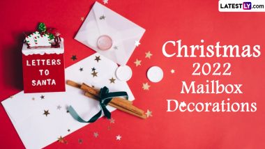 How To Decorate Your Mailbox for Christmas 2022: From Ribbons and Berries to Christmas Cover, Get the Best DIY Decoration Ideas (Watch Videos)