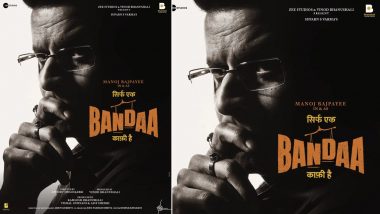 Bandaa: Manoj Bajpayee's Courtroom Drama Gets Its Title, Actor's Intense First Look Poster Out!