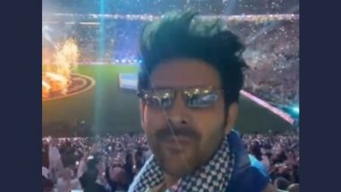 FIFA World Cup 2022: Kartik Aaryan Calls Messi the ‘Shehzada' of Football; Says ’I Have Lost My Voice From All the Cheering and Hooting’