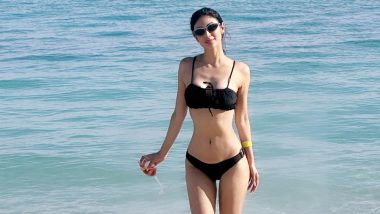 Mouni Roy Looks Like an Epitome of Elegance in a Black Bikini at the Beach (View Pic)