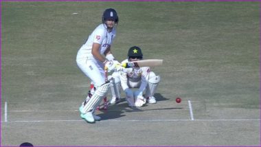 Joe Root Bats Left Handed on Day 4 of Pakistan vs England Rawalpindi Test (Watch Video)