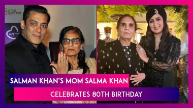 Salman Khan’s Mother Salma Khan Turns 80; Helen, Alvira Khan & Arpita Khan Celebrate In Style!