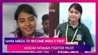 Sania Mirza All Set To Become India’s First Muslim Woman Fighter Pilot; Know All About The Girl From Mirzapur, UP