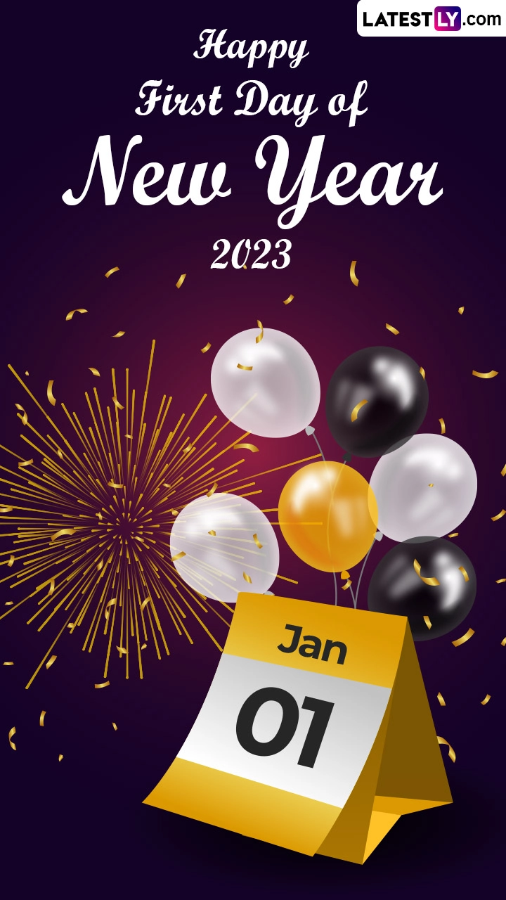 First Day of New Year 2023 Wishes, Greetings Messages and HD Wallpapers