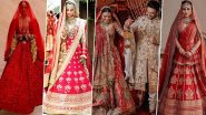 Hansika Motwani, Sonam Kapoor, Priyanka Chopra - Celebs Who Picked Red Wedding Lehengas!