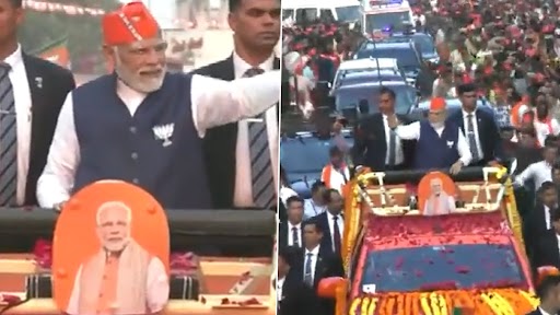 Congress Accuses PM Modi Of Violating Model Code By Taking Out Roadshow In  Gujarat