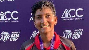 ICC U19 Women's T20 World Cup 2023: Theertha Satish to Captain UAE in Inaugural Edition of the Tournament