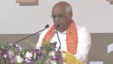 Bhupendra Patel Takes Oath As Gujarat CM for Second Consecutive Time (See Pics and Video)