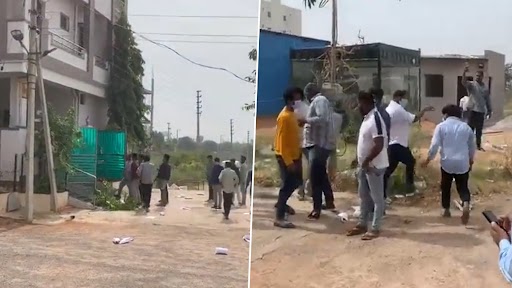 Hyderabad Shocker: Woman Kidnapped Hours Before Engagement, Relatives Thrashed by Gang of Men Armed With Sticks (Watch Video)