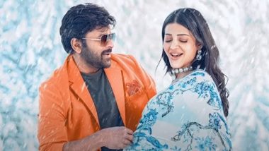 Waltair Veerayya: Chiranjeevi’s New Song ‘Sridevi Chiranjeevi’ Receives a Million-Plus Views in a Span of Three Hours!
