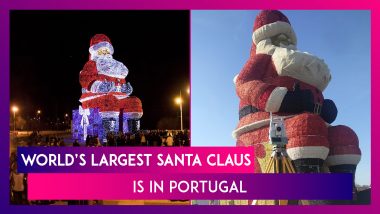 World’s Largest Santa Claus Standing At 21 Metres In Height Is In Portugal; Holds Guinness World Record Since 2016