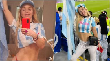 ‘Argentina’s Sexiest Fan’ Melisia Artista Hot Photos & Videos: Auctioning Lucky Knickers, Sending Videos to Players – Know All About the Shakira Lookalike!