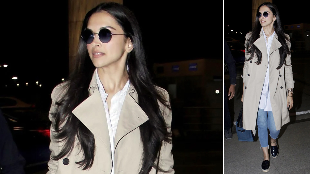 Deepika Padukone's Airport Wardrobe is Armed With Some Stunning Coats ...