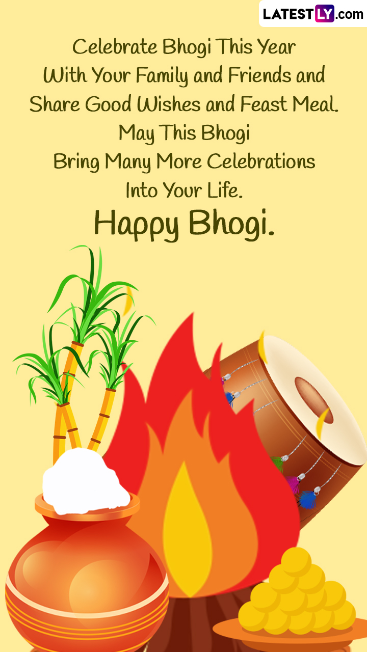 Happy Bhogi 2023 Greetings, Images and Messages For Loved Ones ...