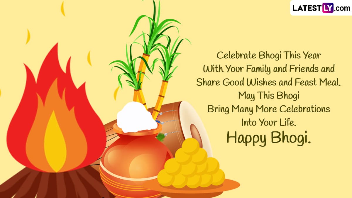 Happy Bhogi 2023 Images & Greetings: Share Bhogi Panduga ...