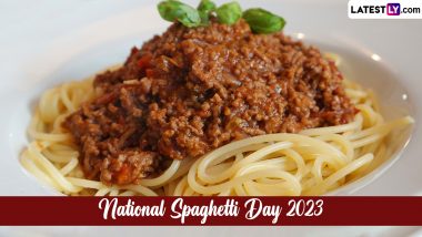 National Spaghetti Day 2023 Hilarious Puns and Recipes: Share Pasta Jokes and Easy-To-Make Delicious Recipes To Celebrate This Favourite Dish (Watch Videos)