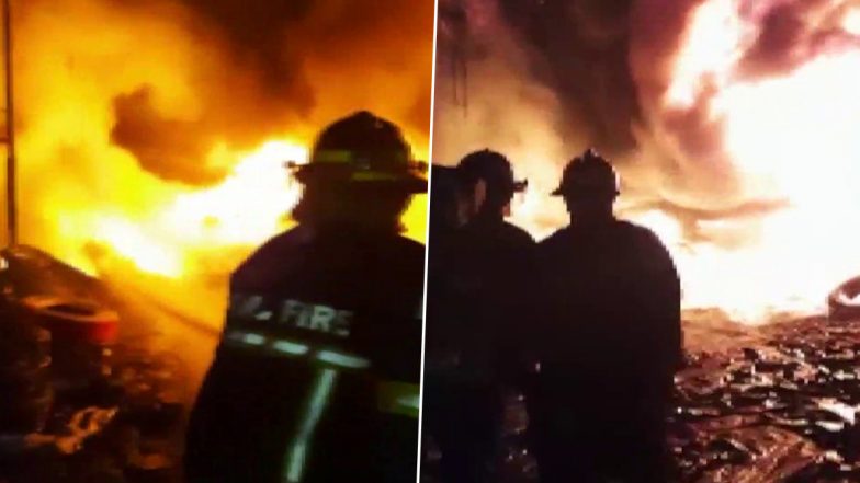 Maharashtra Fire: 19 Patients Evacuated After Blaze at Scrap Yard Next to Max Neuro Hospital in Pune’s Pimpri Chinchwad (Watch Video)