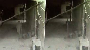 Ghost Caught on CCTV Camera in Aligarh? Viral Video on 'Aatma' Suddenly Appearing in Narrow Lane of UP Town Creates Panic