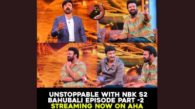 Prabhas on Unstoppable With NBK 2: How to Watch Second Episode of Nandamuri Balakrishna's Chat Show Featuring Salaar Star and Gopichand Online!