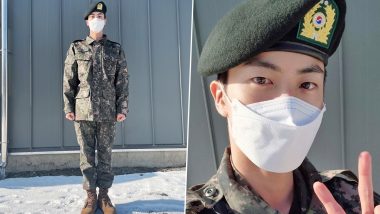 BTS’ Jin Shares Photos From the Military in Uniform on Weverse, Tells ARMY To ‘Be Happy and Take Care’ (View Pics)